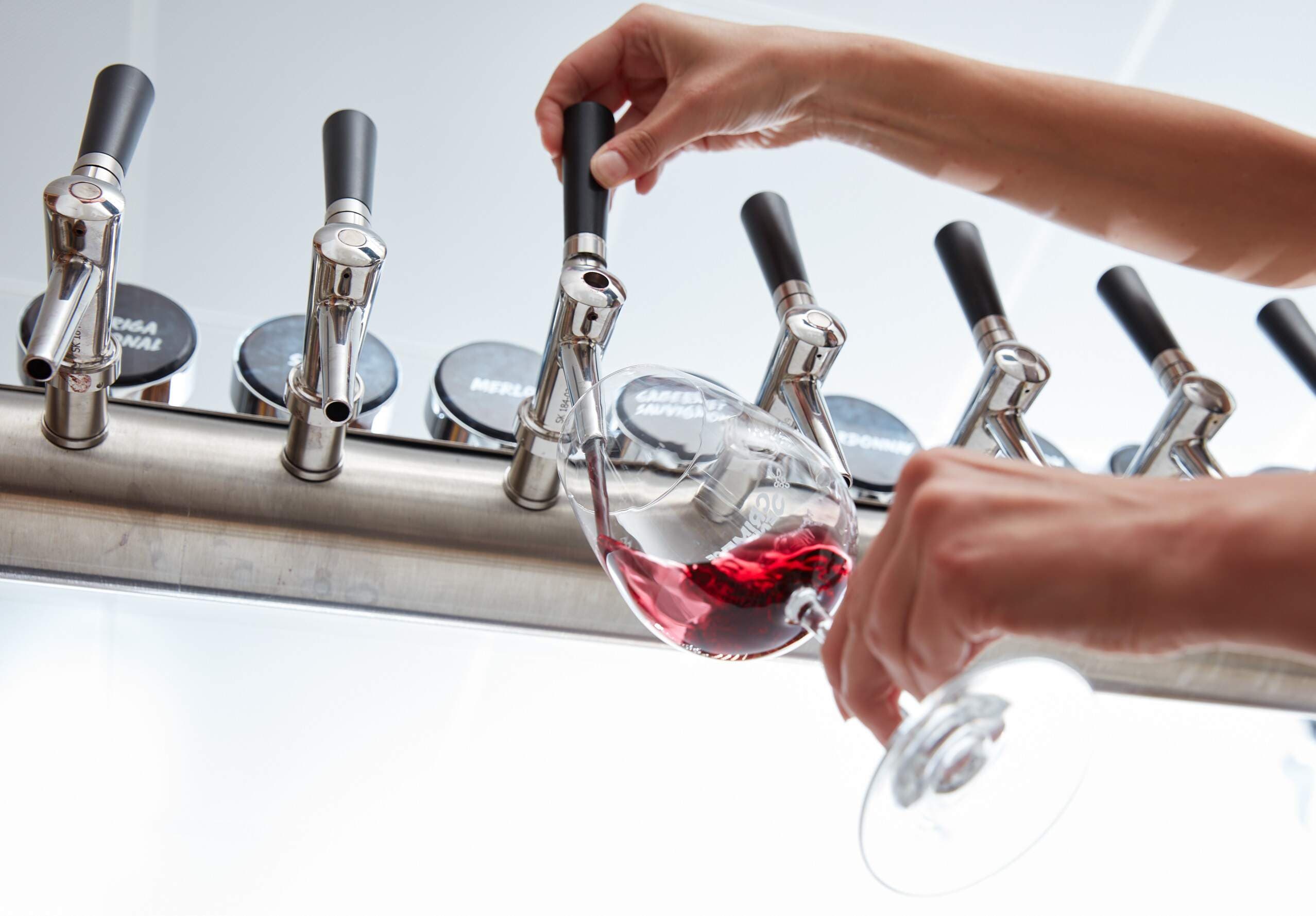 Pouring wine